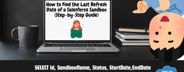 Learn how to determine the last refresh date of a Salesforce sandbox using SOQL queries and Salesforce API.