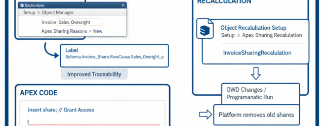 How to Create an Apex Sharing Reason in Salesforce (Custom Objects)